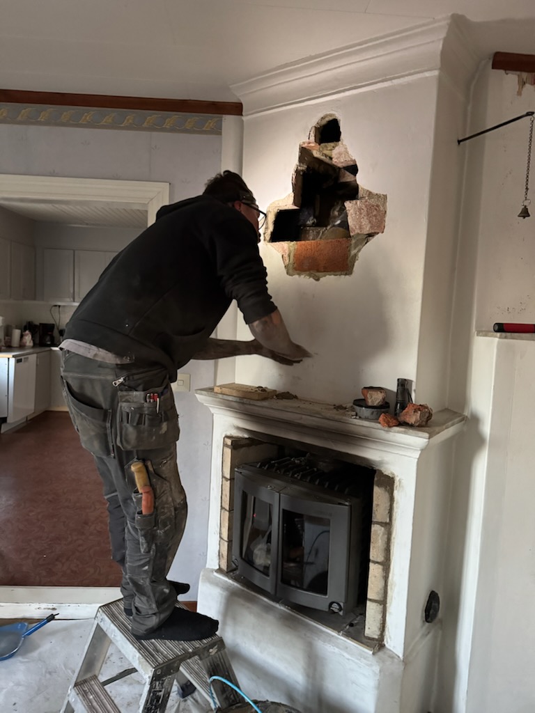 Skorstenssanering – rivning och ombyggnad